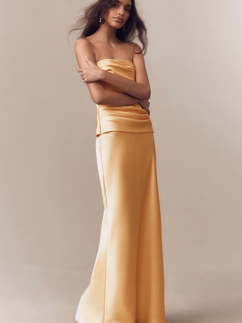 Mare Mare Isabella Strapless Ruched Corset Dress